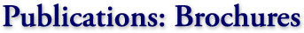 Publications: Brochures